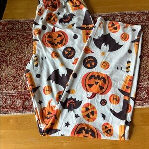 Halloween Pumpkin and Bat Pajama Bottoms